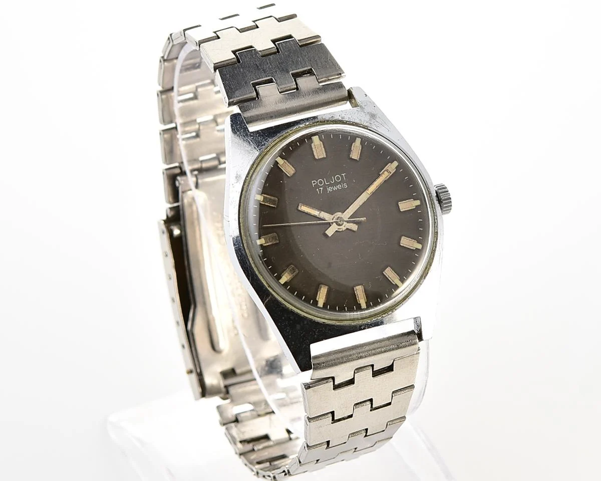 Vintage Soviet Poljot mechanical wristwatch