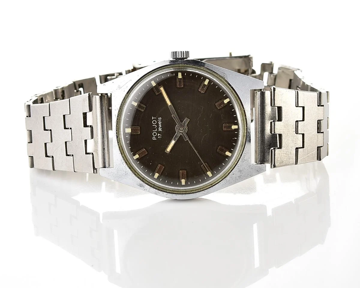 Vintage Soviet Poljot mechanical wristwatch