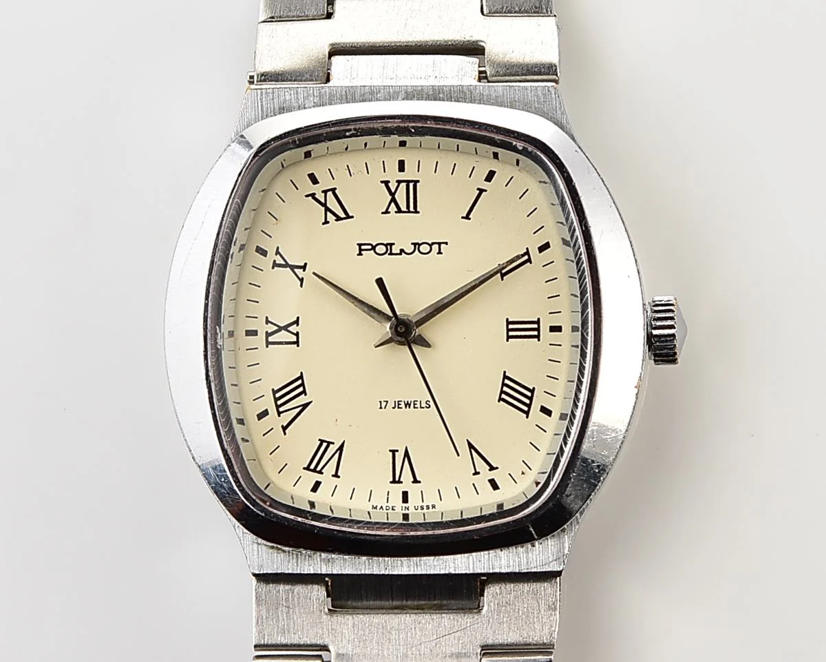 Vintage Soviet Poljot mechanical wristwatch