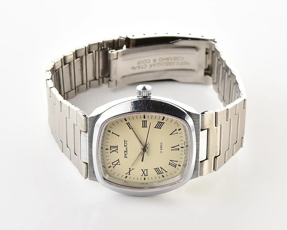 Vintage Soviet Poljot mechanical wristwatch
