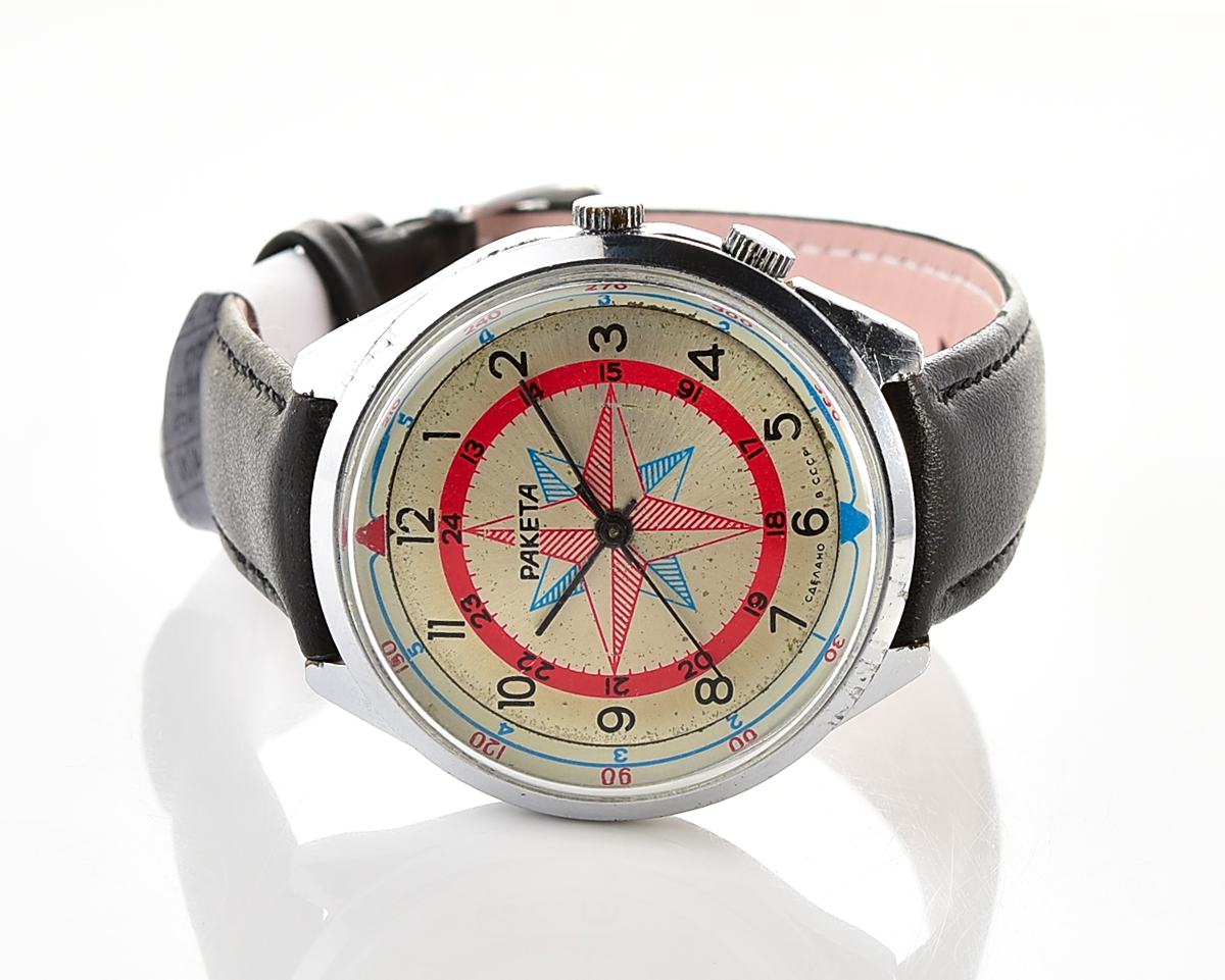 Soviet mechanical RAKETA Compass Rose mechanical wristwatch