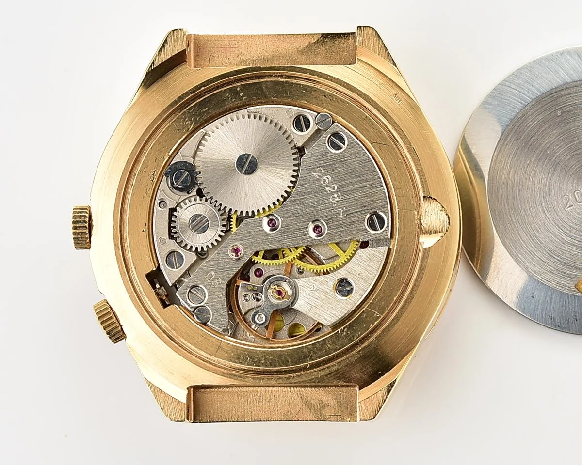 TIME CAPSULE: Vintage Soviet Raketa gold-plated perpetual calendar watch - New Old Stock (NOS)!