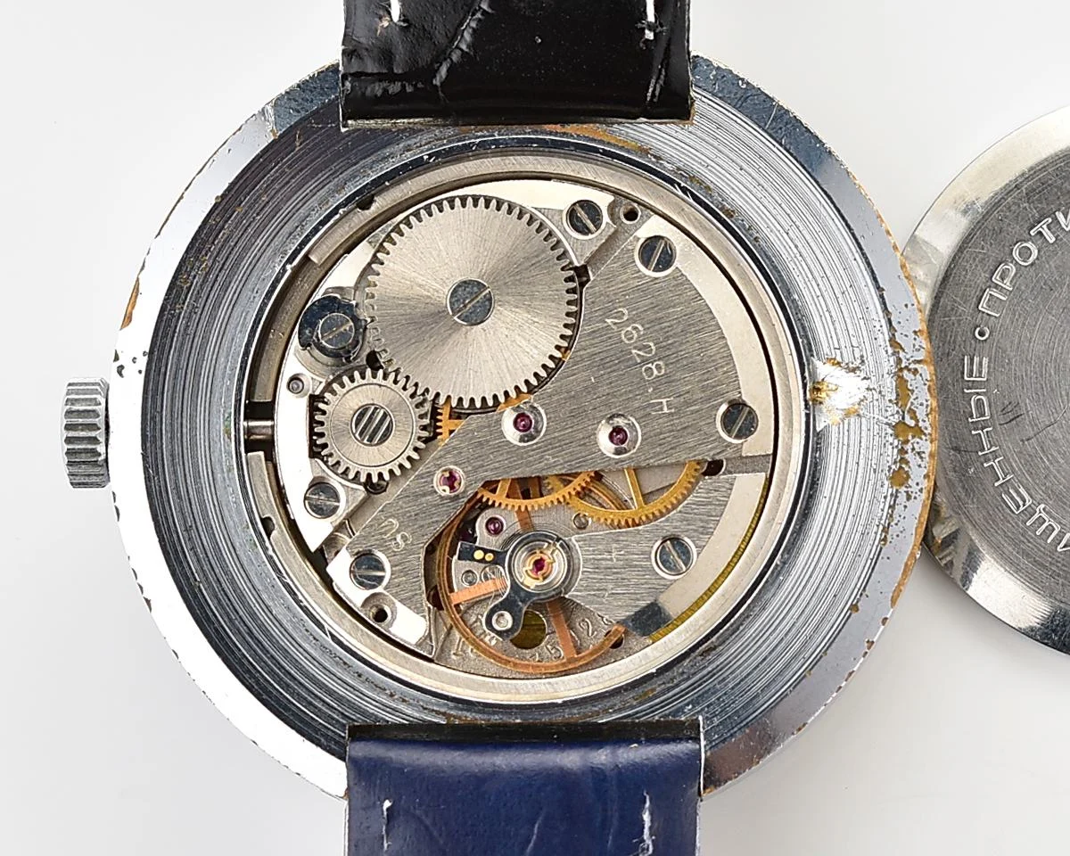 Excellent mechanical Raketa Goroda(Cities) world time Soviet watch