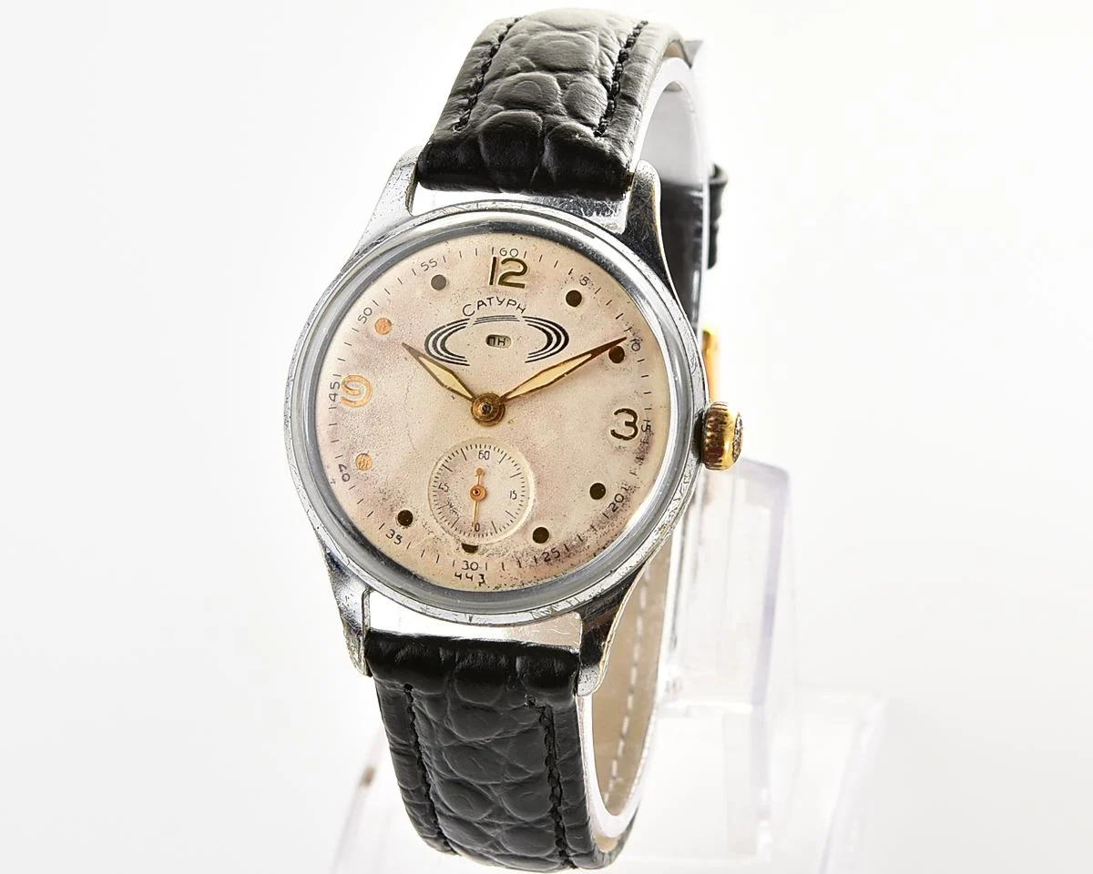 Rare! Vintage Soviet Saturn mechanical watch from the 1950s