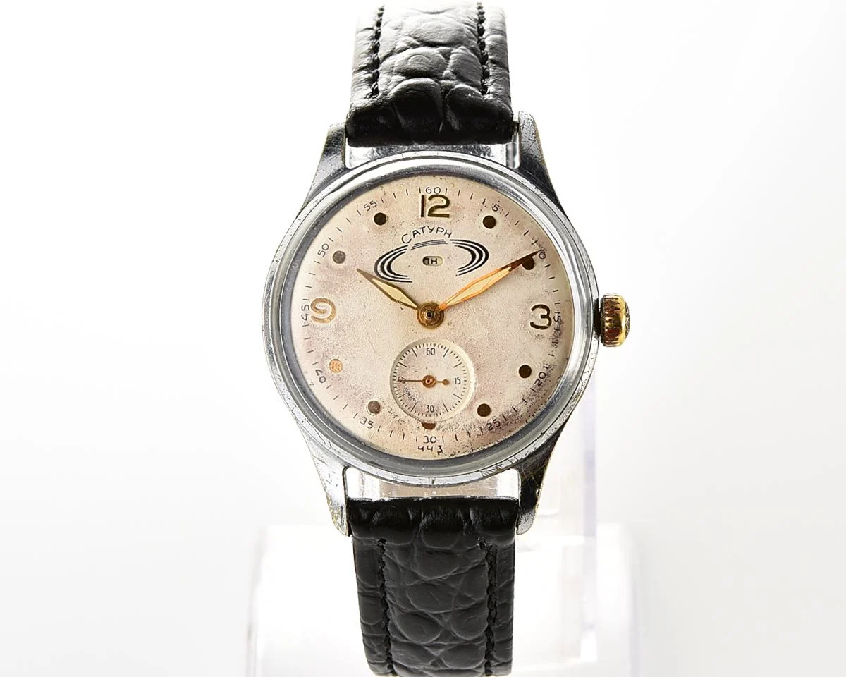Rare! Vintage Soviet Saturn mechanical watch from the 1950s