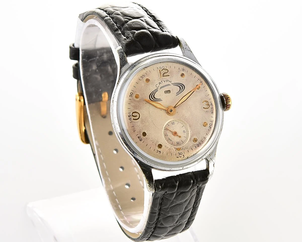 Rare! Vintage Soviet Saturn mechanical watch from the 1950s