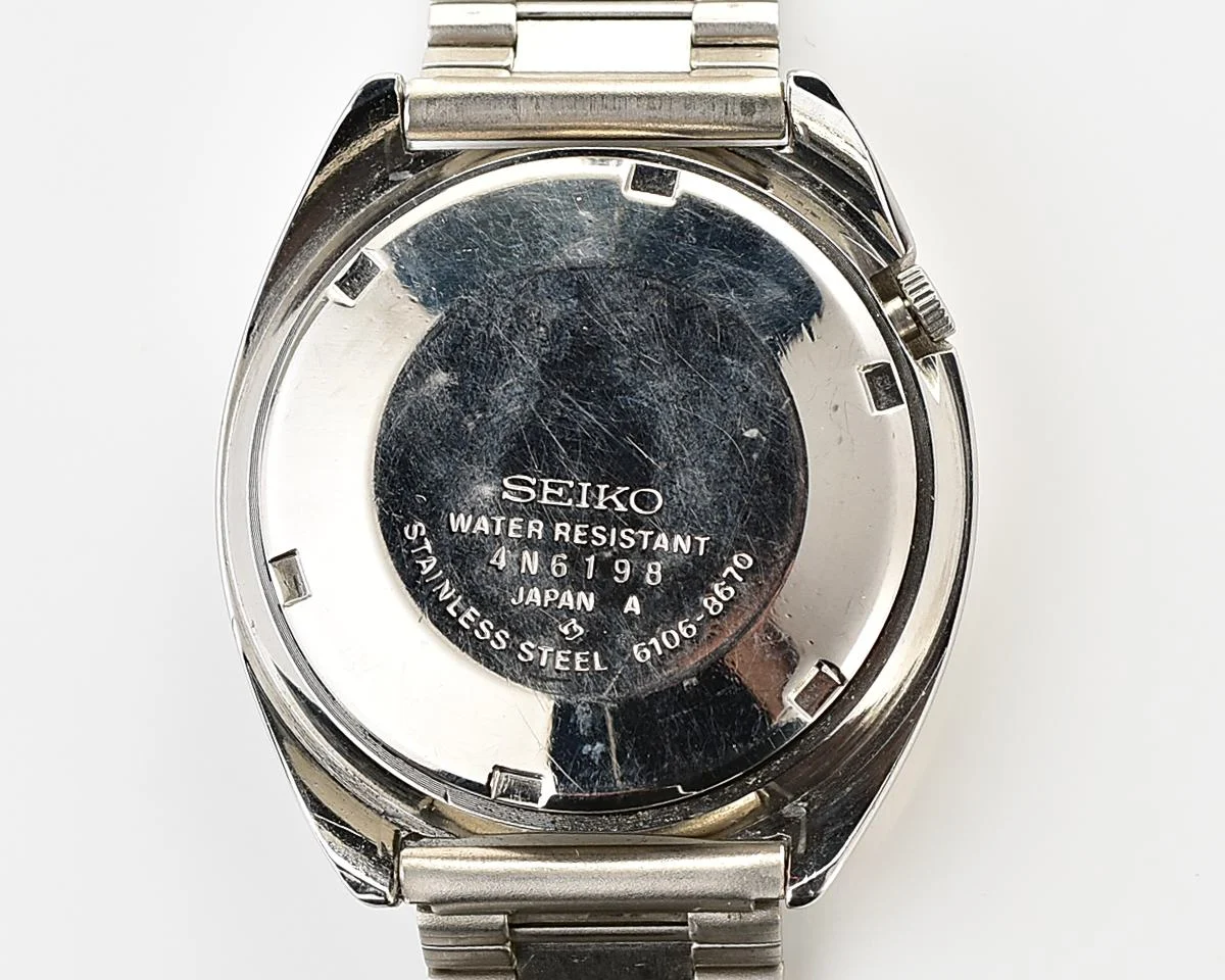 Vintage Seiko 5 Actus SS 23 jewel mechanical watch, from November 1974