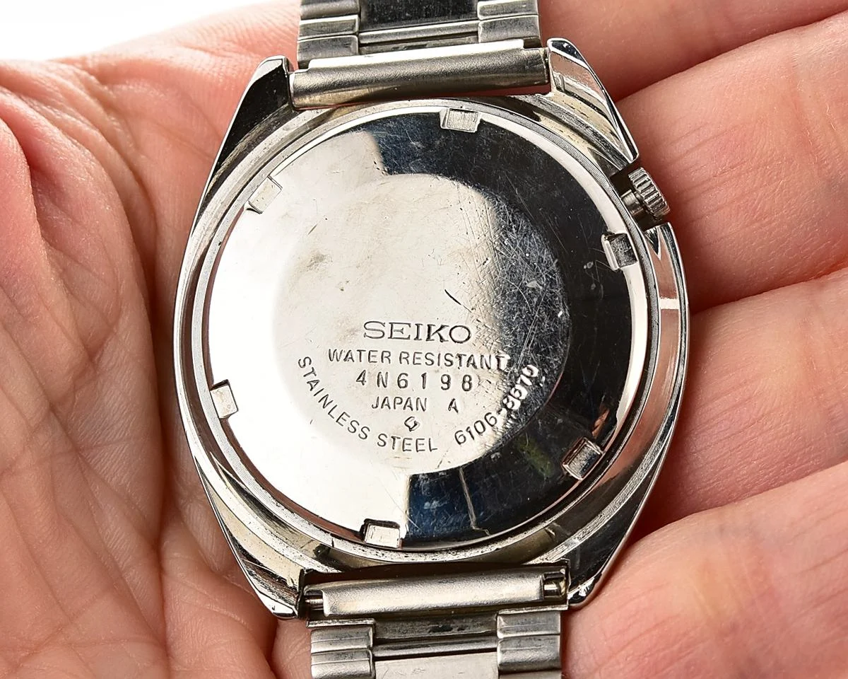 Vintage Seiko 5 Actus SS 23 jewel mechanical watch, from November 1974