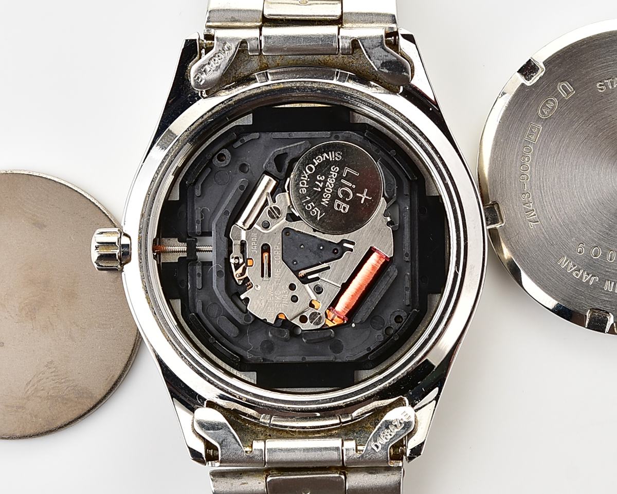 Seiko Spirit Quartz Day/Date wristwatch (Oct. 1996)