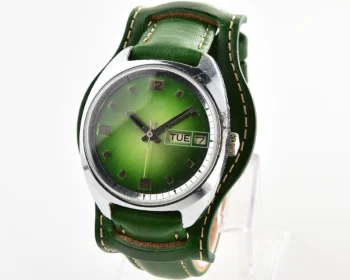 Large Soviet mechanical Slava vintage wristwatch