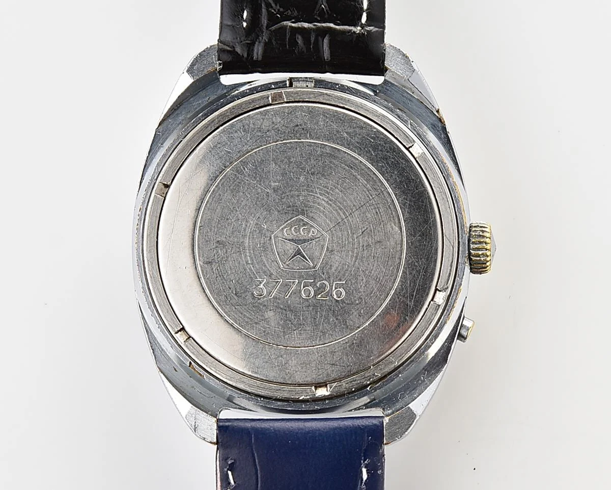 Slava vintage Soviet mechanical wristwatch + with two Nagata straps!