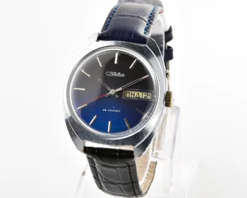 Slava vintage Soviet mechanical wristwatch + with two Nagata straps!