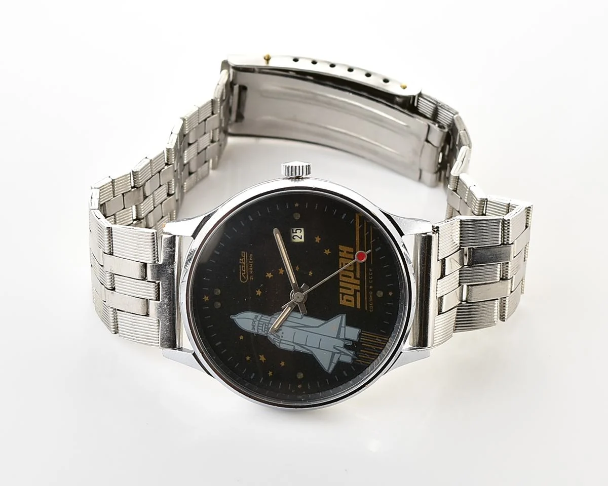 Slava Buran mechanical vintage watch – relic of Soviet space exploration era!