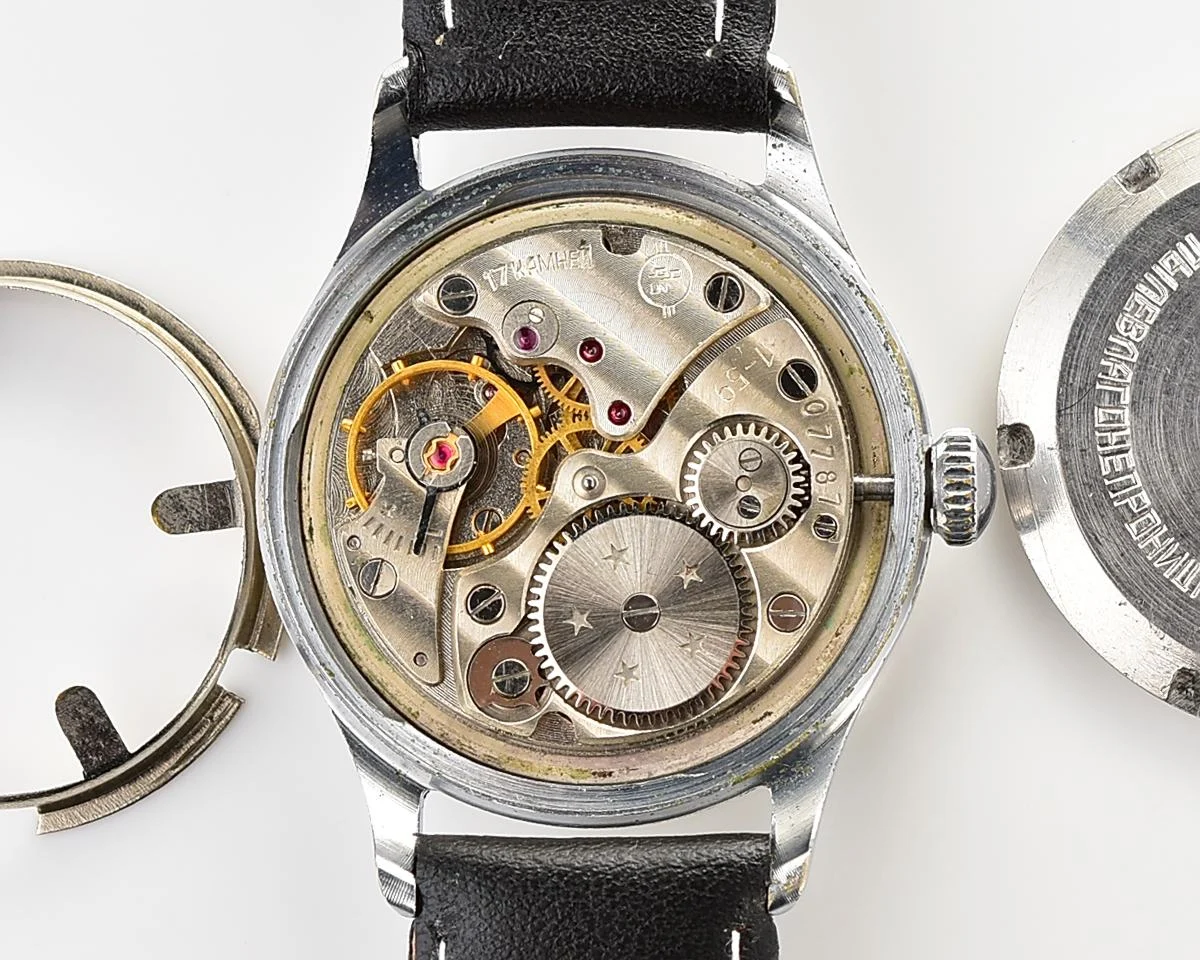 Rare! Sputnik vintage Soviet mechanical watch, from the 1st quarter of 1959!