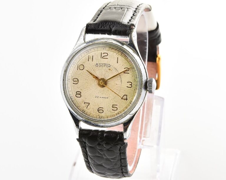 Wostok (Vostok) soviet wristwatch with precision mechanical movement, from the 2nd quarter of 1953