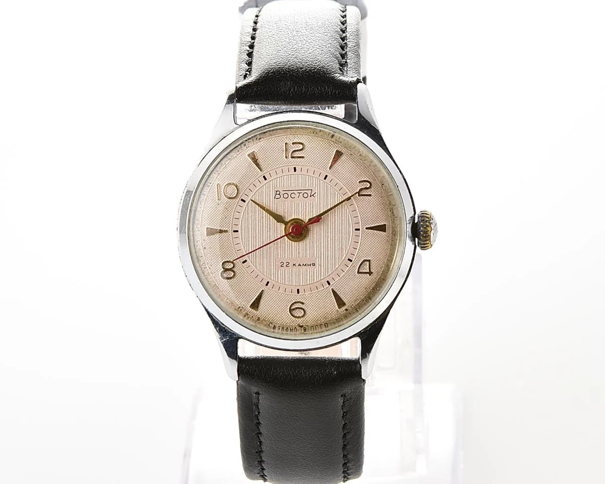 Soviet Wostok (Vostok) mechanical wristwatch with 22 jewels precision movement