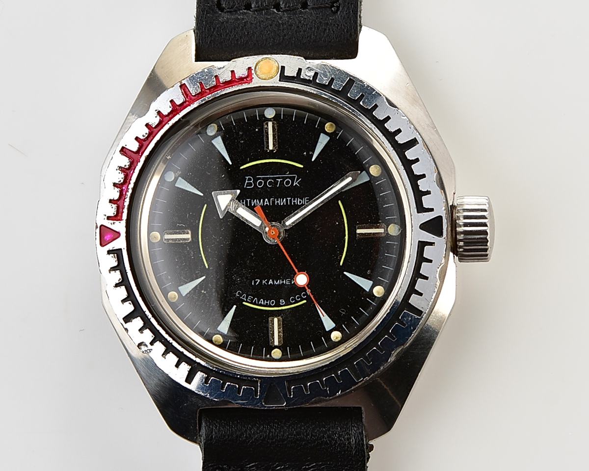 Soviet Vostok Amphibia mechanical wristwatch