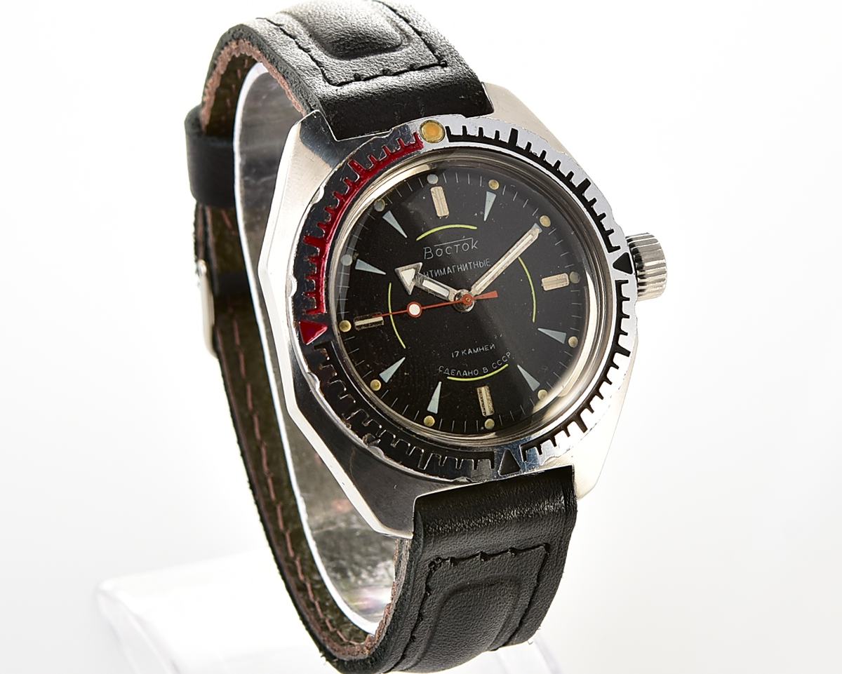 Soviet Vostok Amphibia mechanical wristwatch