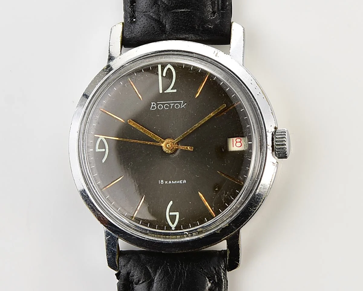 Vintage Vostok Soviet mechanical wristwatch