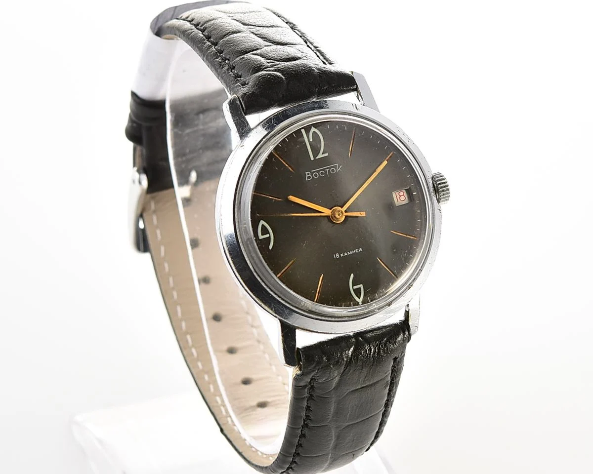 Vintage Vostok Soviet mechanical wristwatch