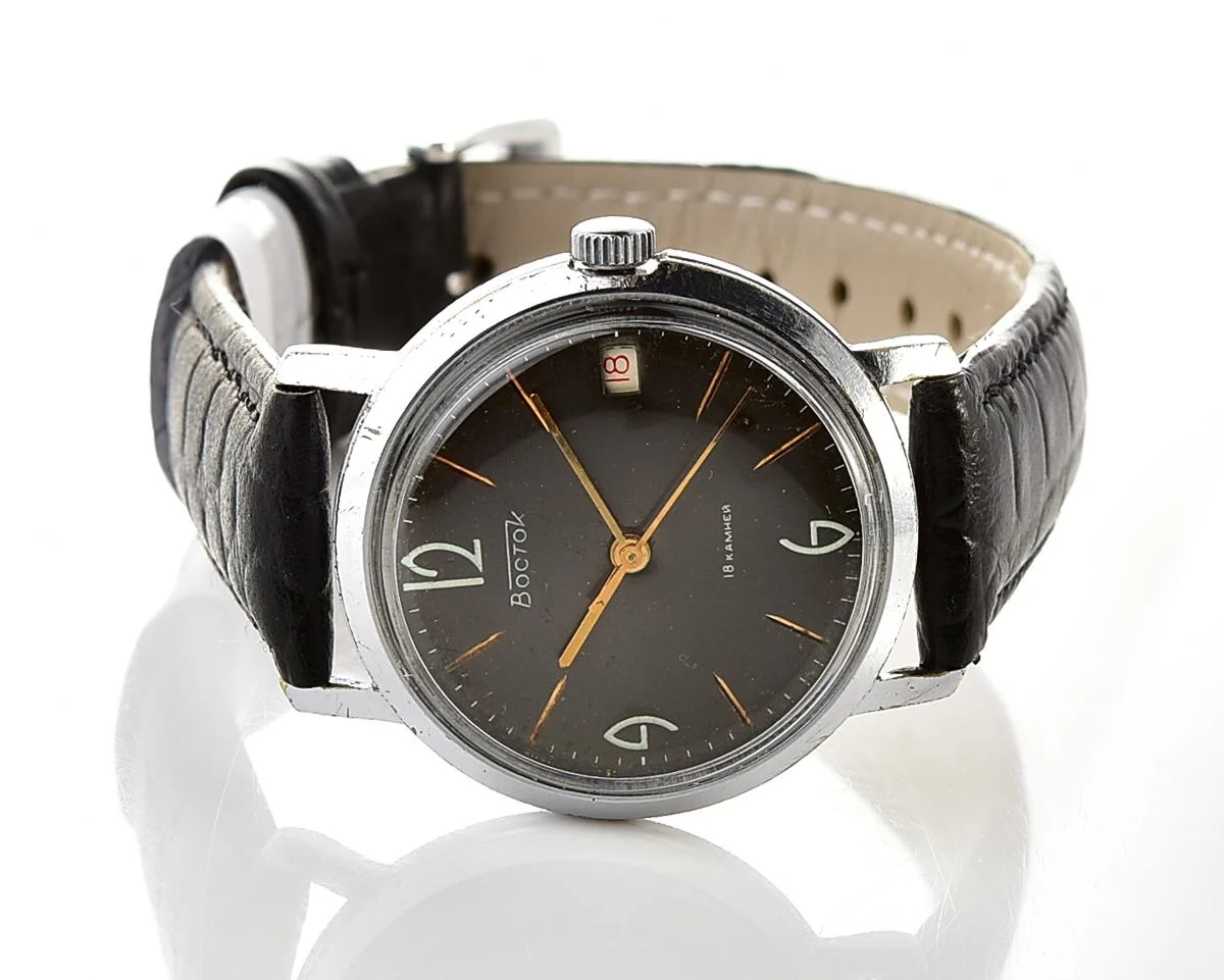 Vintage Vostok Soviet mechanical wristwatch