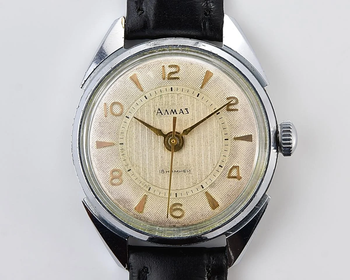 Vintage Soviet Almaz mechanical wristwatch