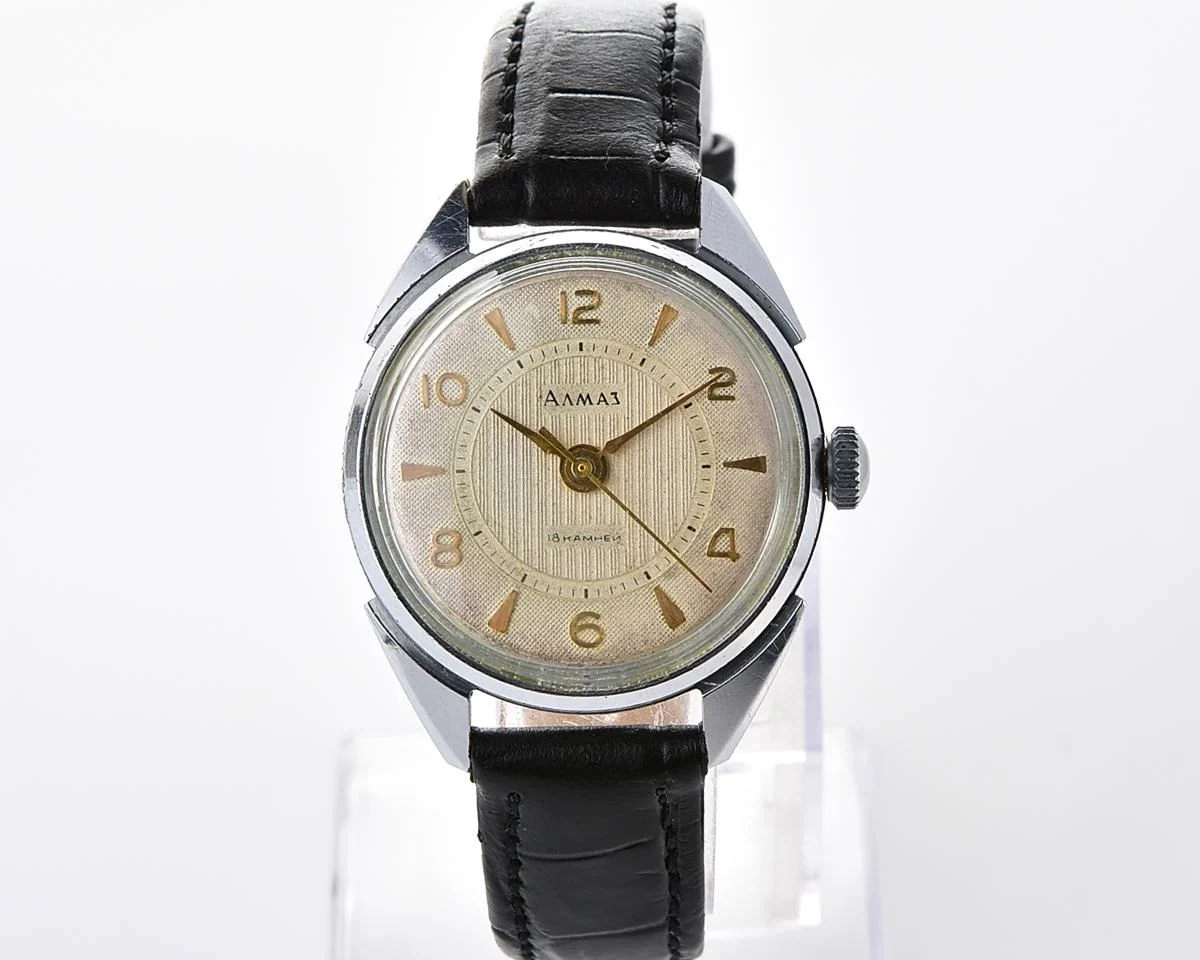 Vintage Soviet Almaz mechanical wristwatch