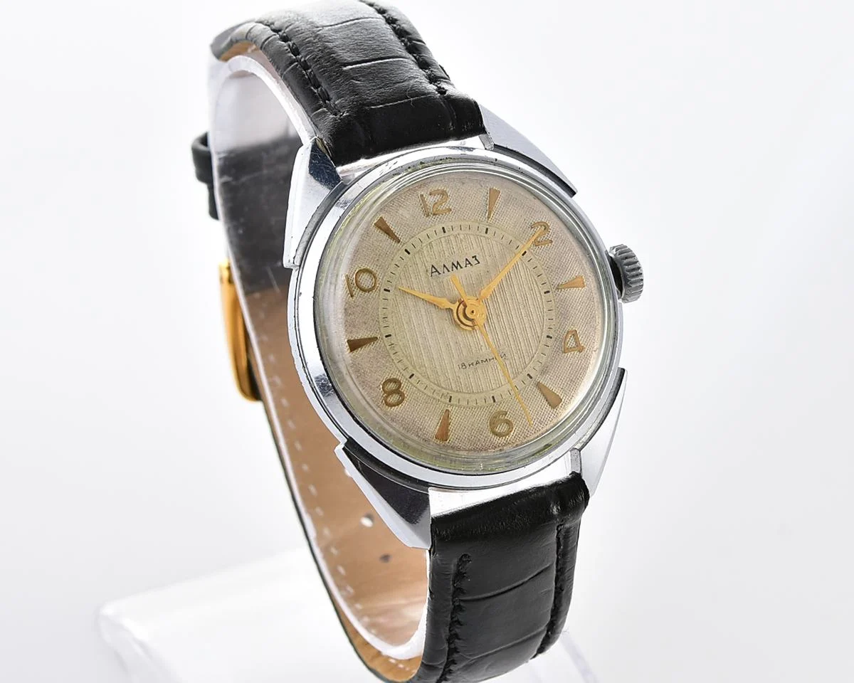 Vintage Soviet Almaz mechanical wristwatch
