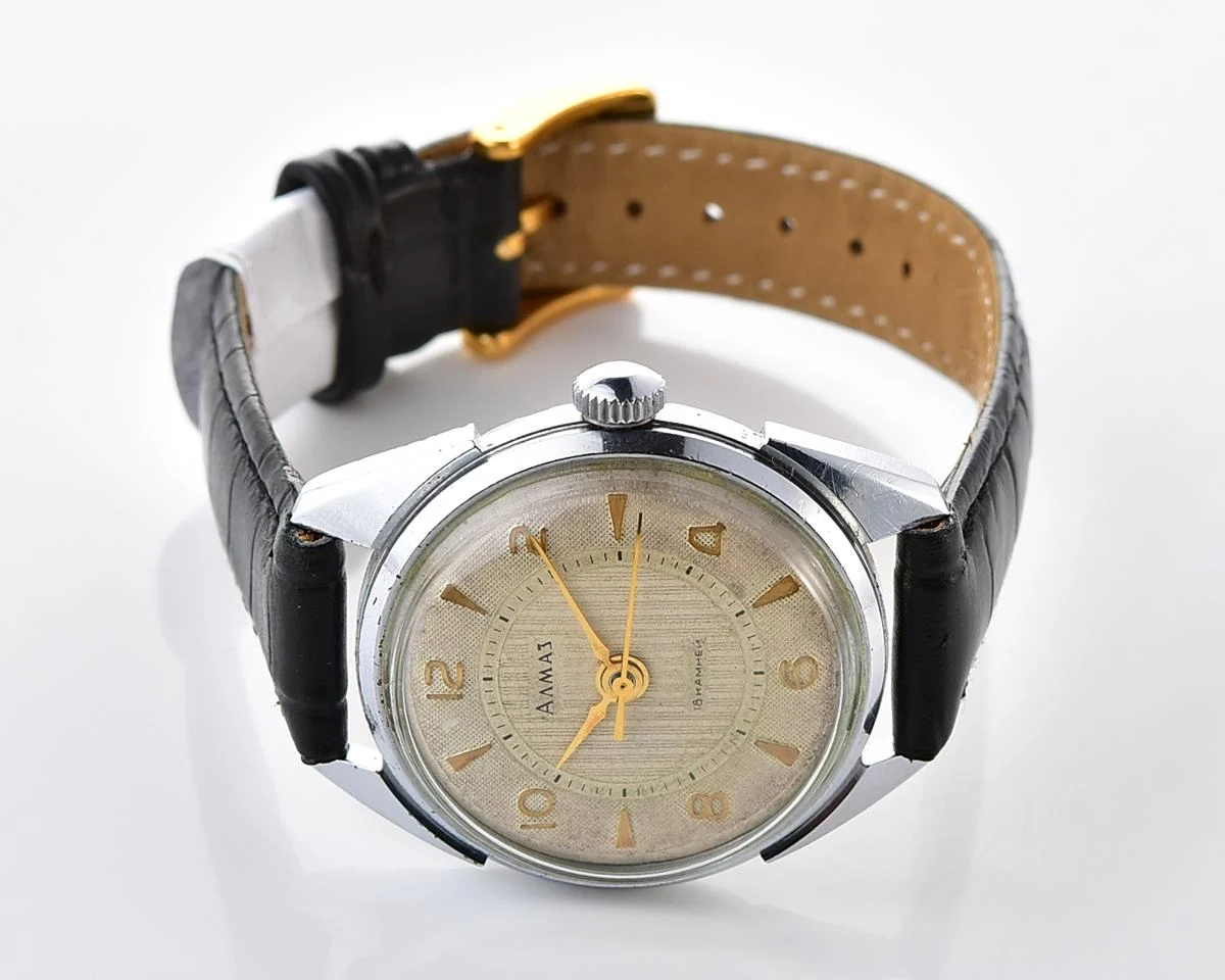 Vintage Soviet Almaz mechanical wristwatch
