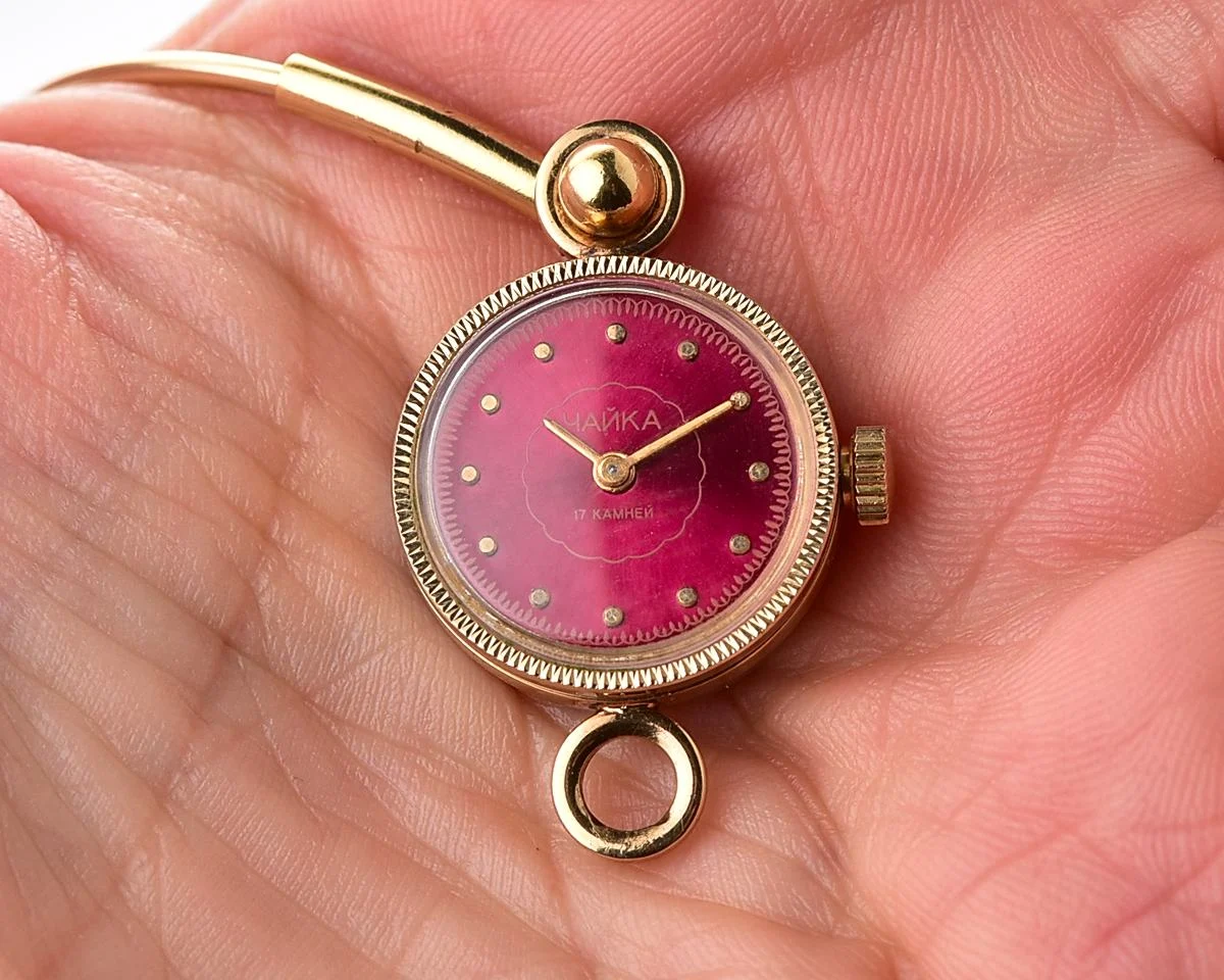 TIME CAPSULE: Vintage Soviet Chaika mechanical wristwatch for ladies - New Old Stock (NOS)!