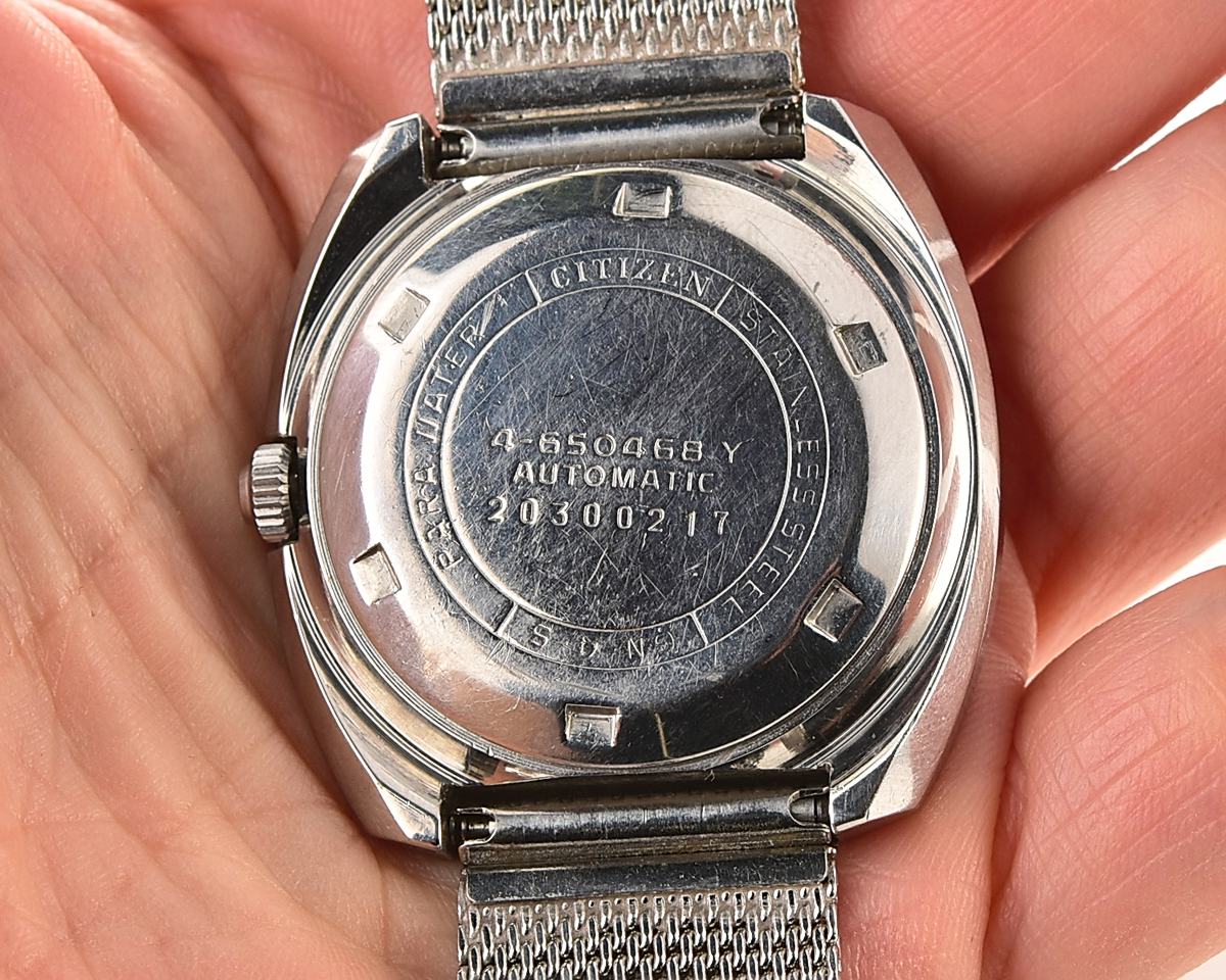 Vintage Citizen Automatic "Parawater" 21 Jewels mechanical watch from March 1972