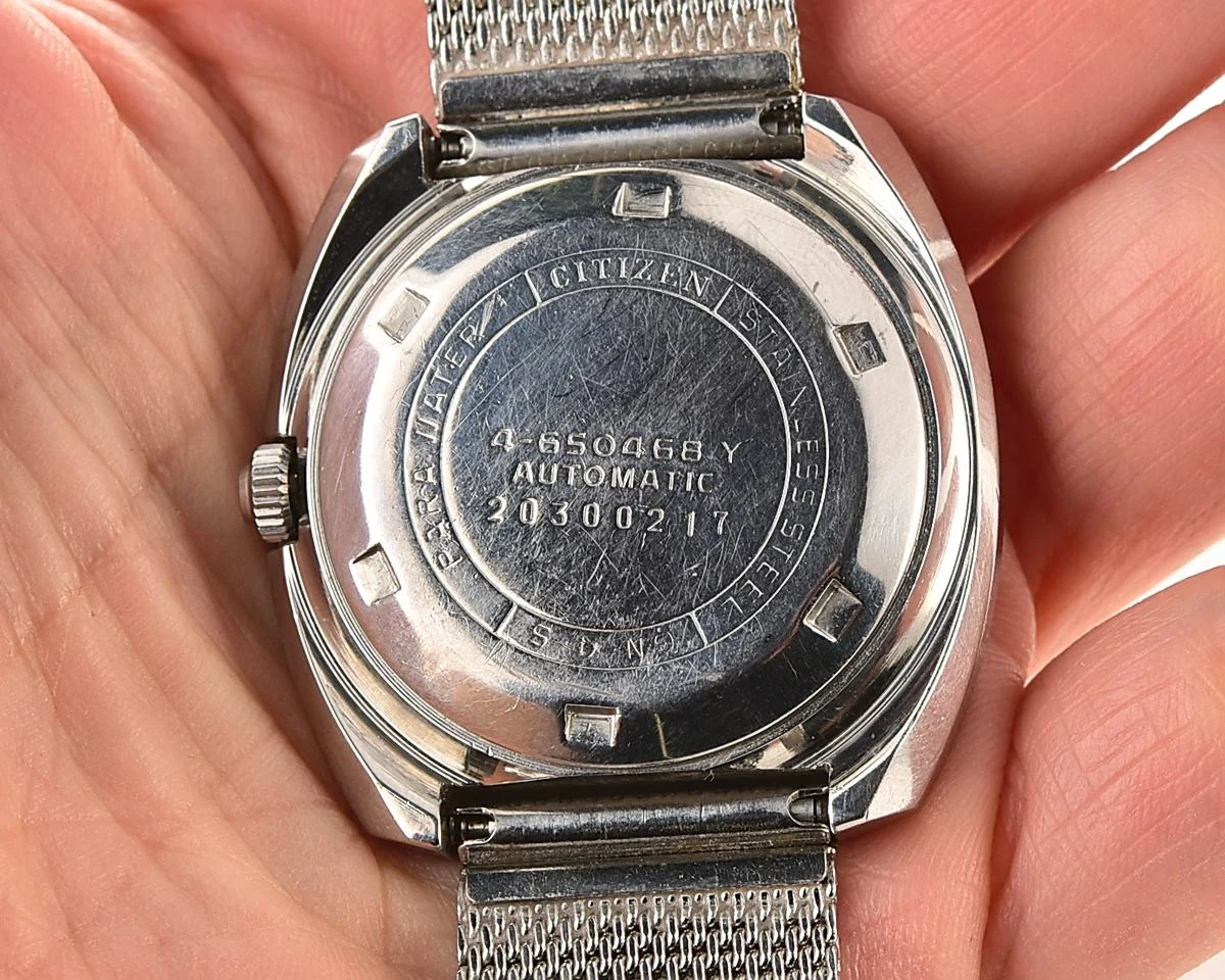 Vintage Citizen Automatic "Parawater" 21 Jewels mechanical watch from March 1972
