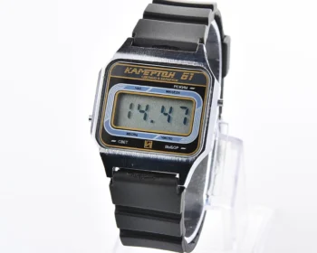 Vintage Soviet Electronika Kamerton-61 digital wristwatch