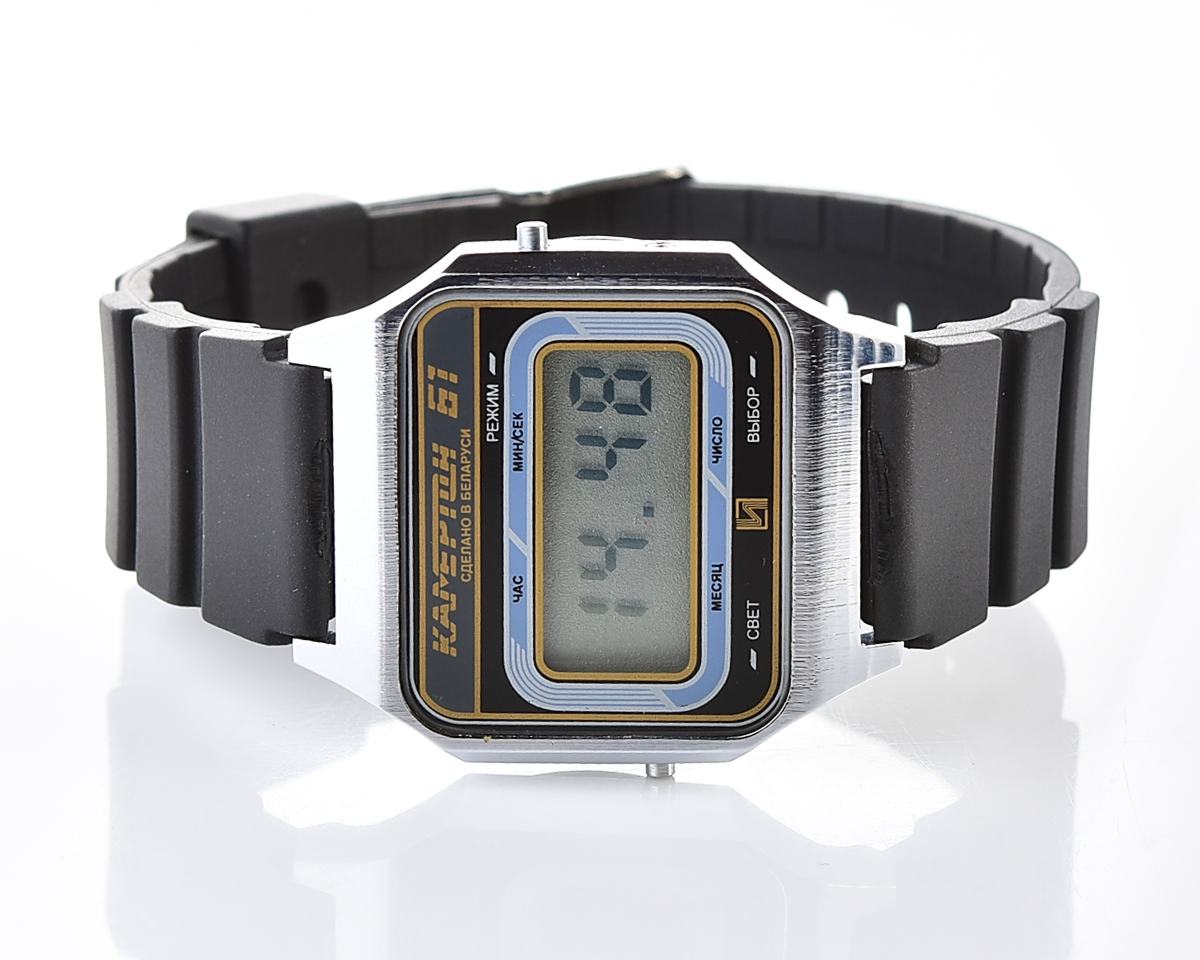 Vintage soviet Electronika Kamerton-61 digital wristwatch