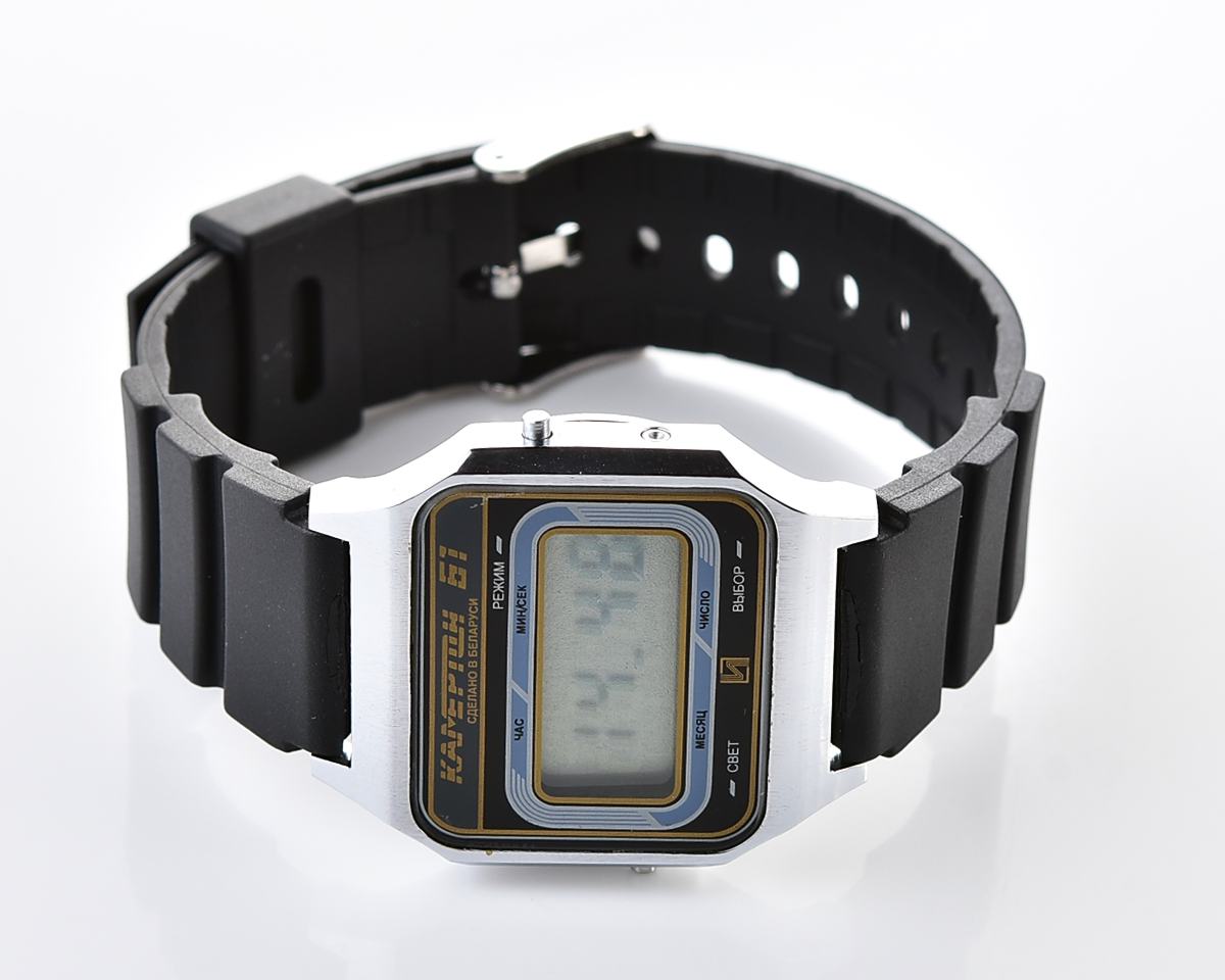 Vintage soviet Electronika Kamerton-61 digital wristwatch