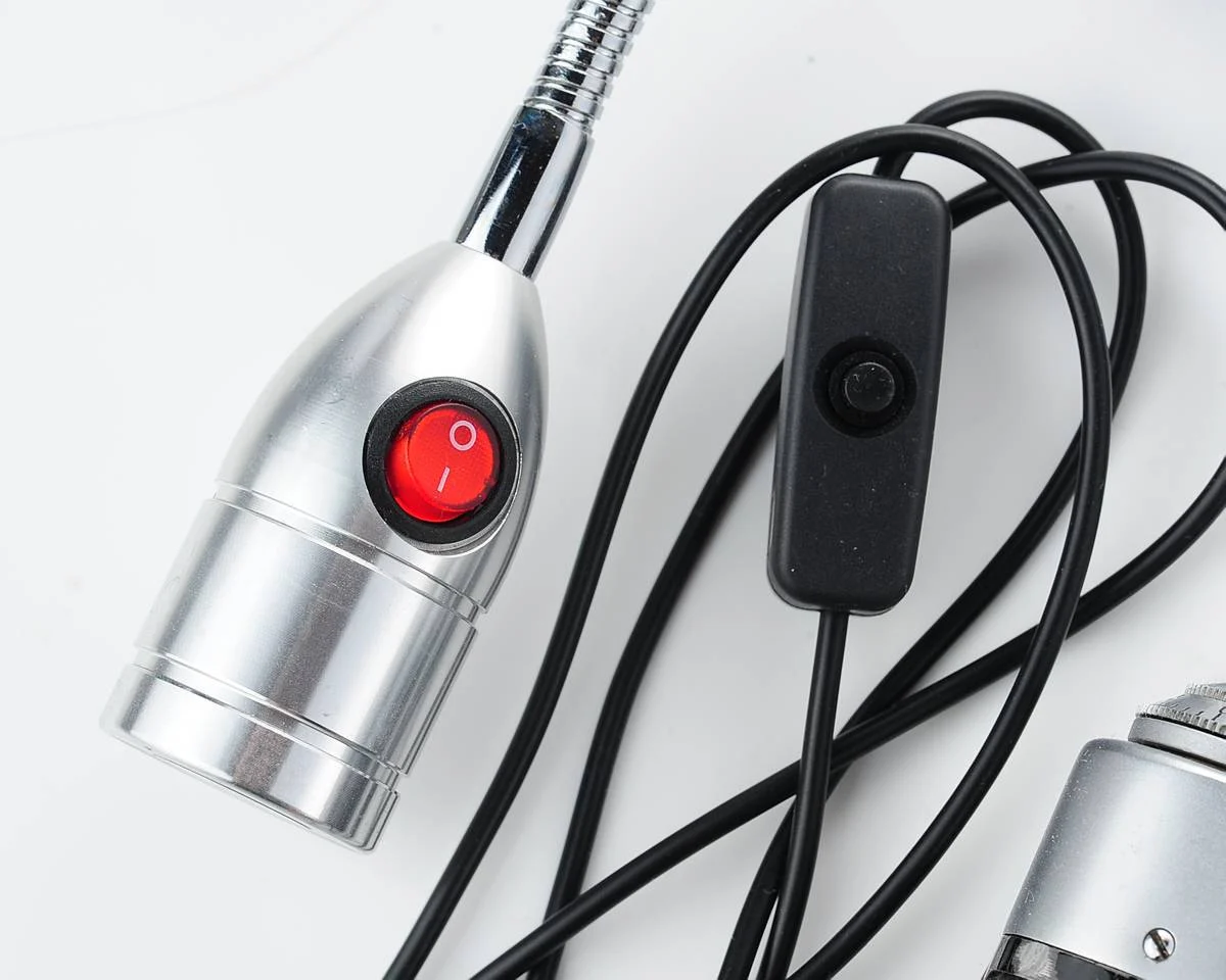 USB-powered handmade vintage FED-3 camera lamp
