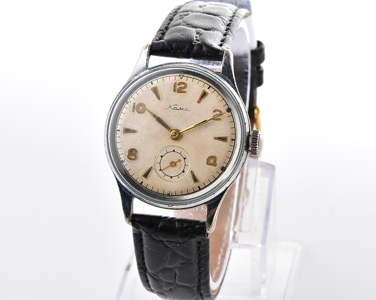 Excellent soviet KAMA vintage mechanical wristwatch, the 2nd quarter of 1956!