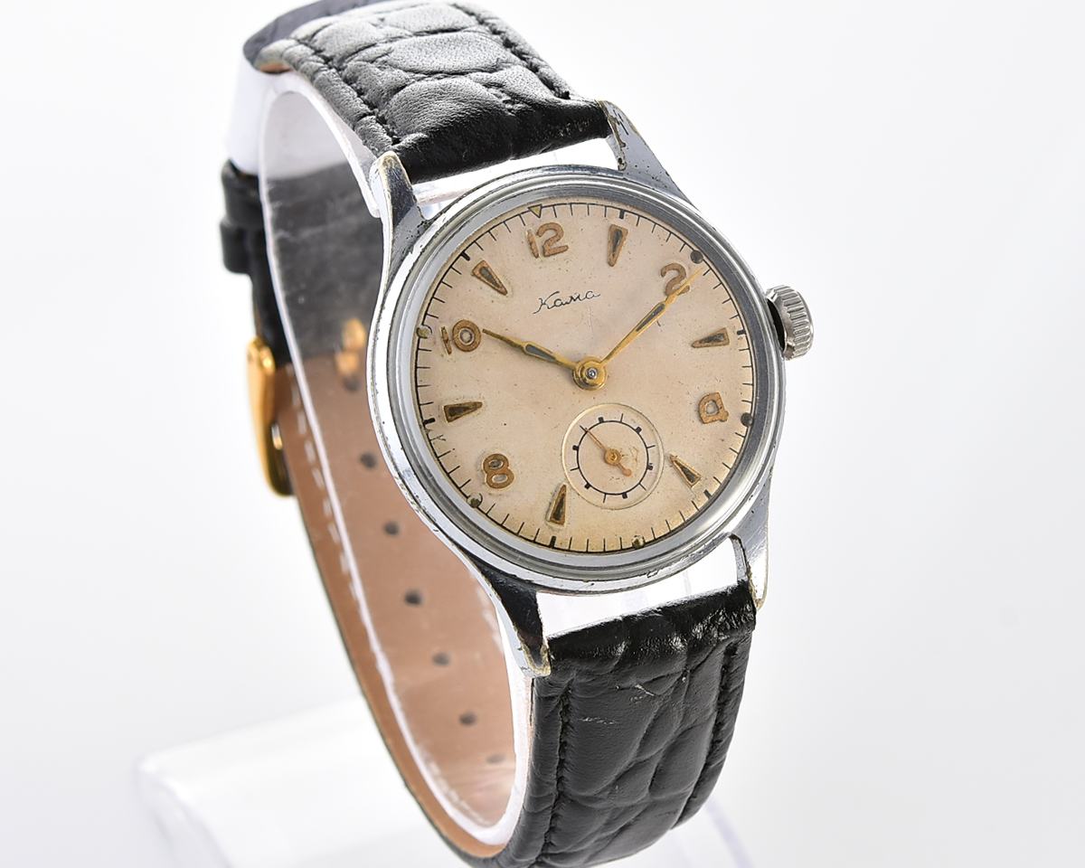 Excellent soviet KAMA vintage mechanical wristwatch, the 2nd quarter of 1956!