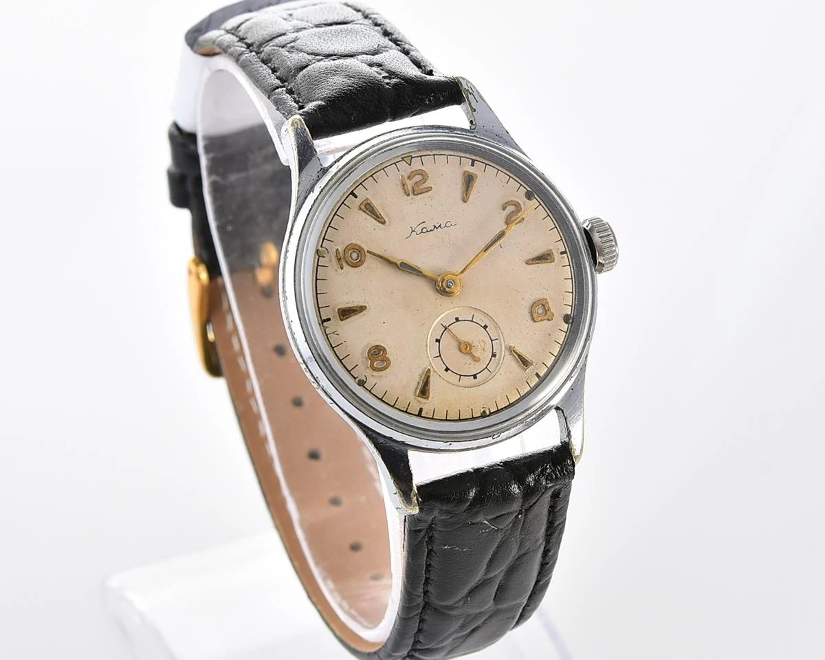 Excellent Soviet Kama vintage mechanical wristwatch, the 2nd quarter of 1956!