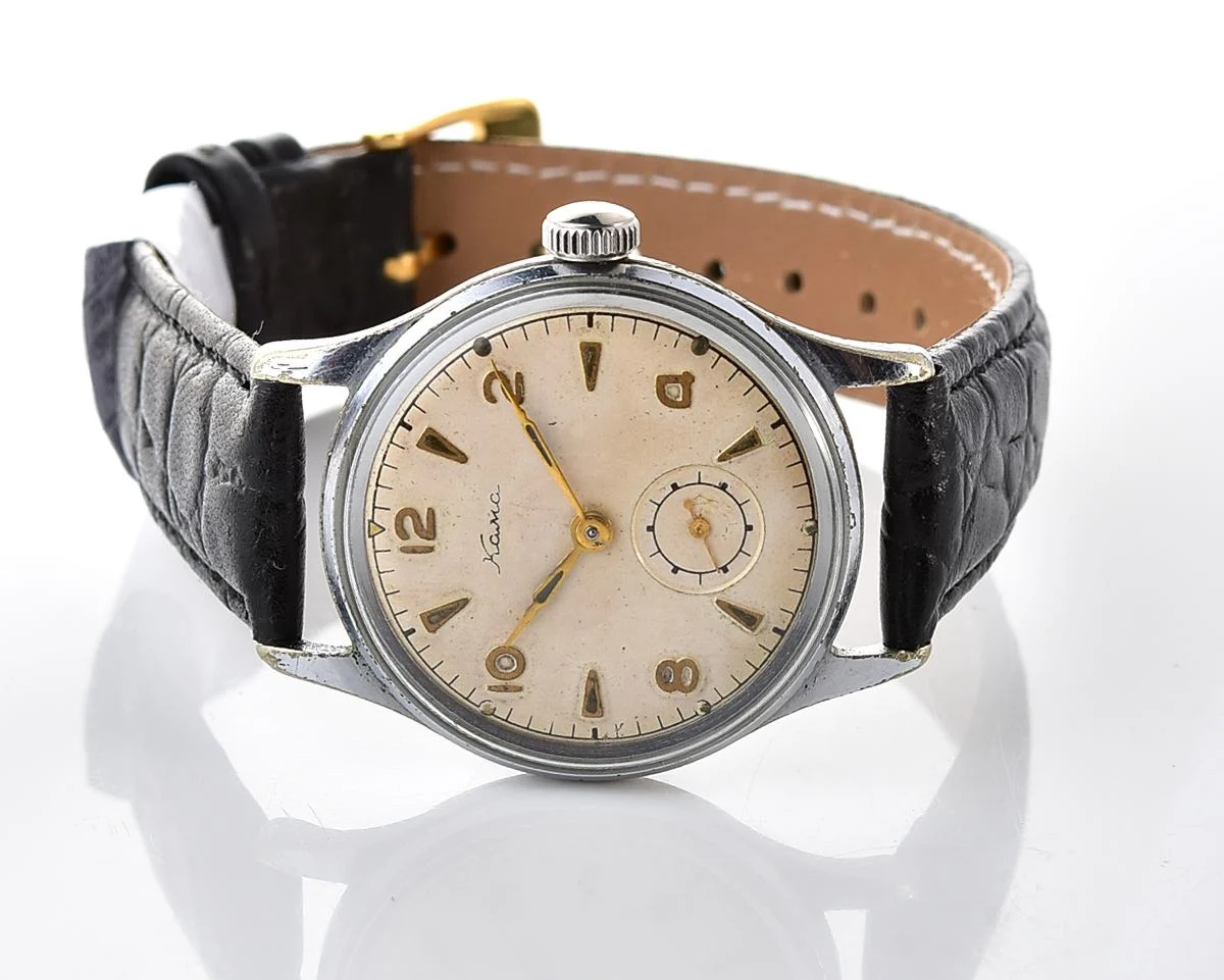 Excellent Soviet Kama vintage mechanical wristwatch, the 2nd quarter of 1956!