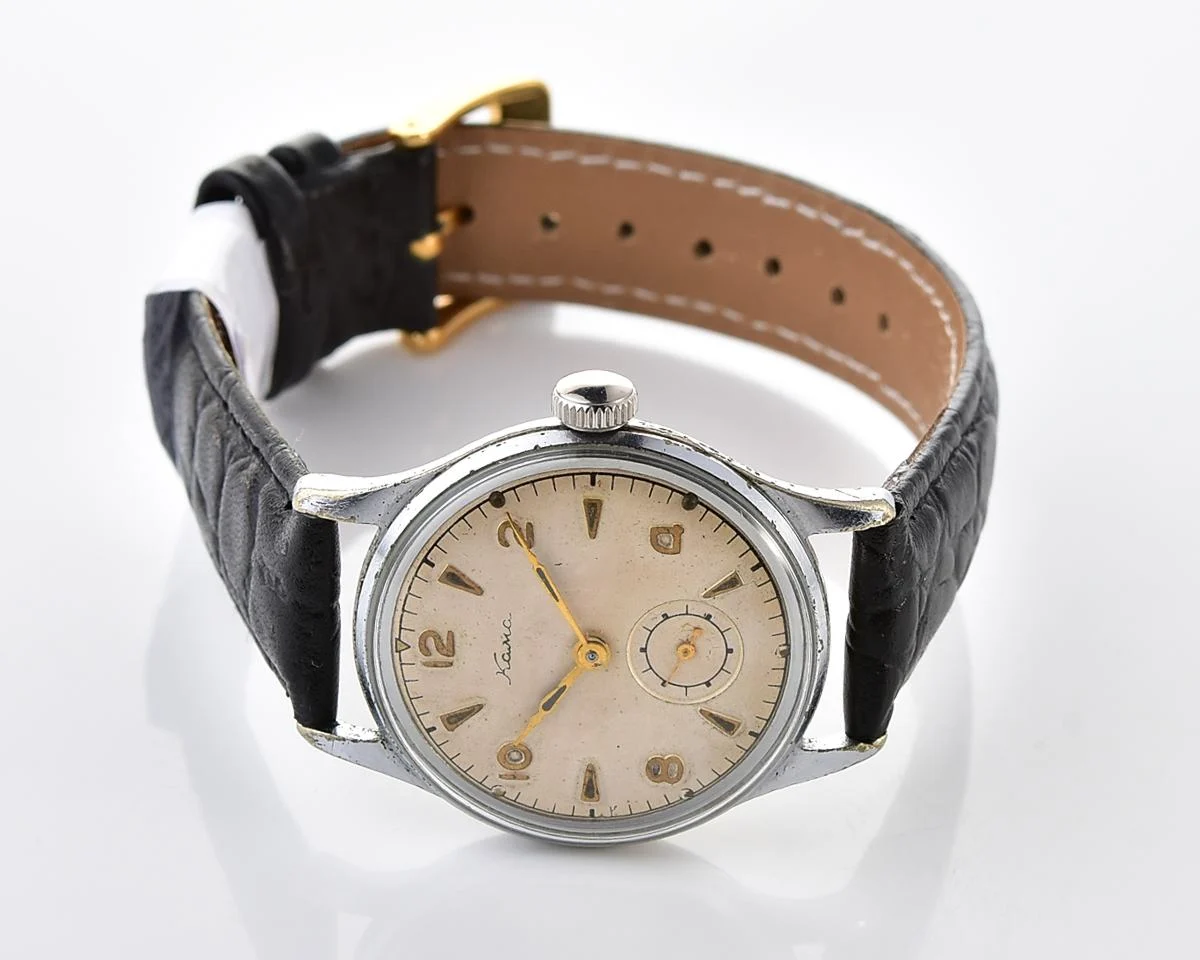 Excellent Soviet Kama vintage mechanical wristwatch, the 2nd quarter of 1956!