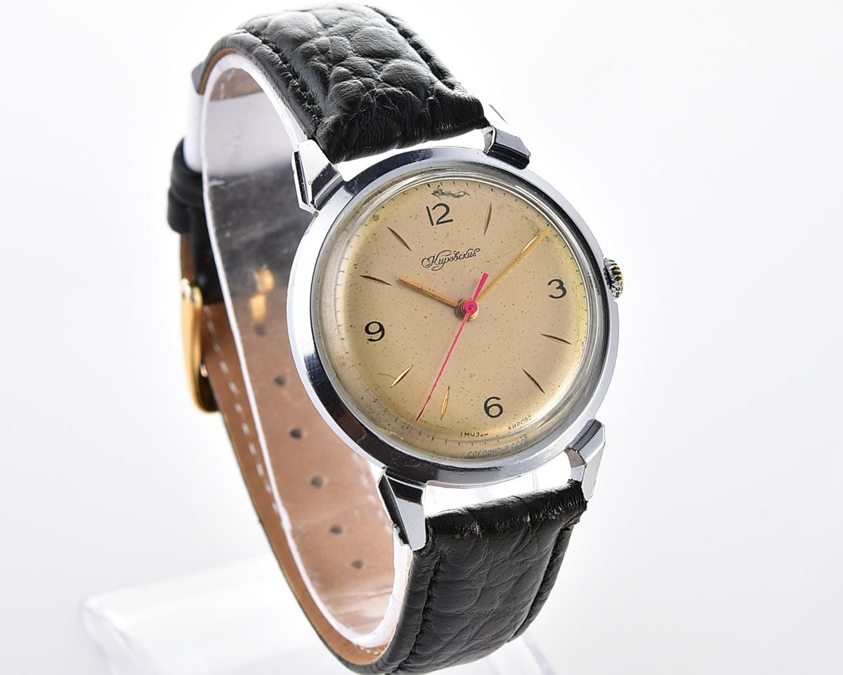 RARE! Beautiful vintage soviet wristwatch from 1950s - Kirovskie 1st Moskow Watch Factory
