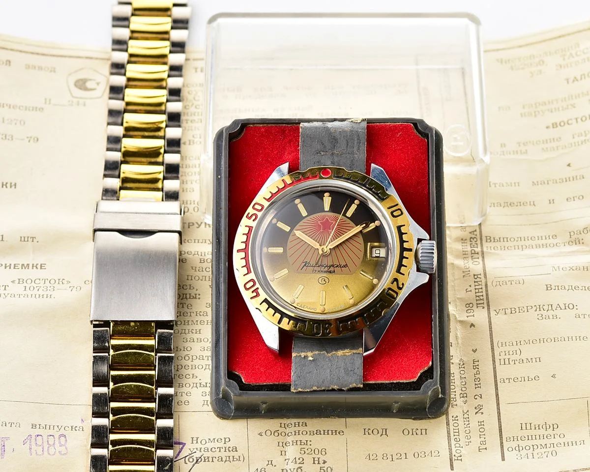 TIME CAPSULE: Vostok Komandirskie mechanical watch – New Old Stock (NOS)!