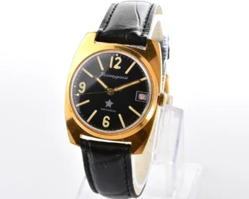 Soviet gold-plated Vostok Komandirskie mechanical watch - Zakaz MO CCCP!