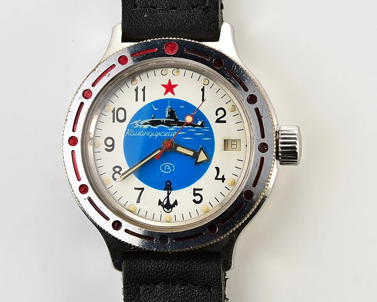 Vostok Amphibia mechanical watch - blue submarine!