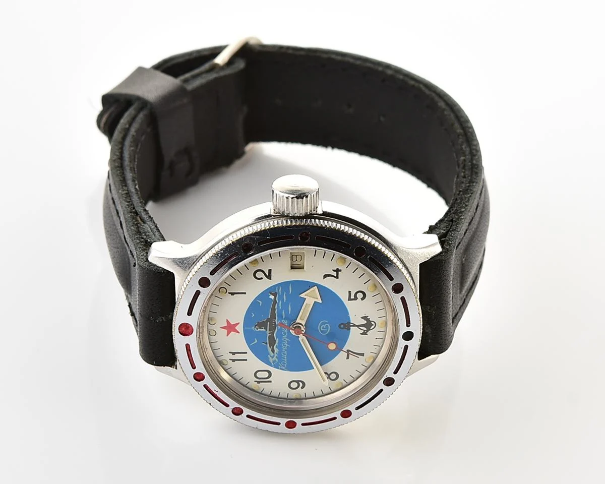 Vostok Amphibia mechanical watch - blue submarine!