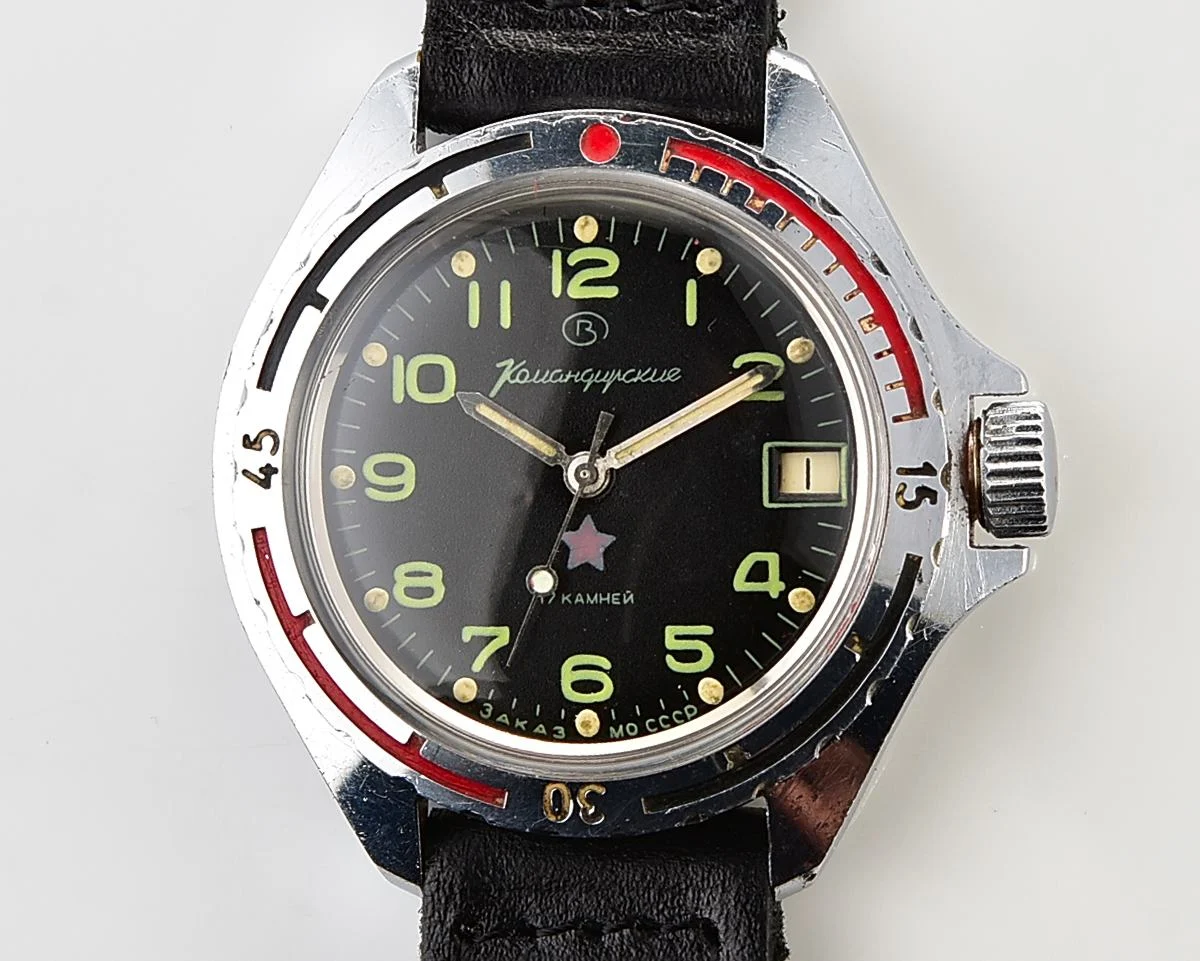 Soviet Vostok Komandirskie limited series watch - "Zakaz MO CCCP"!