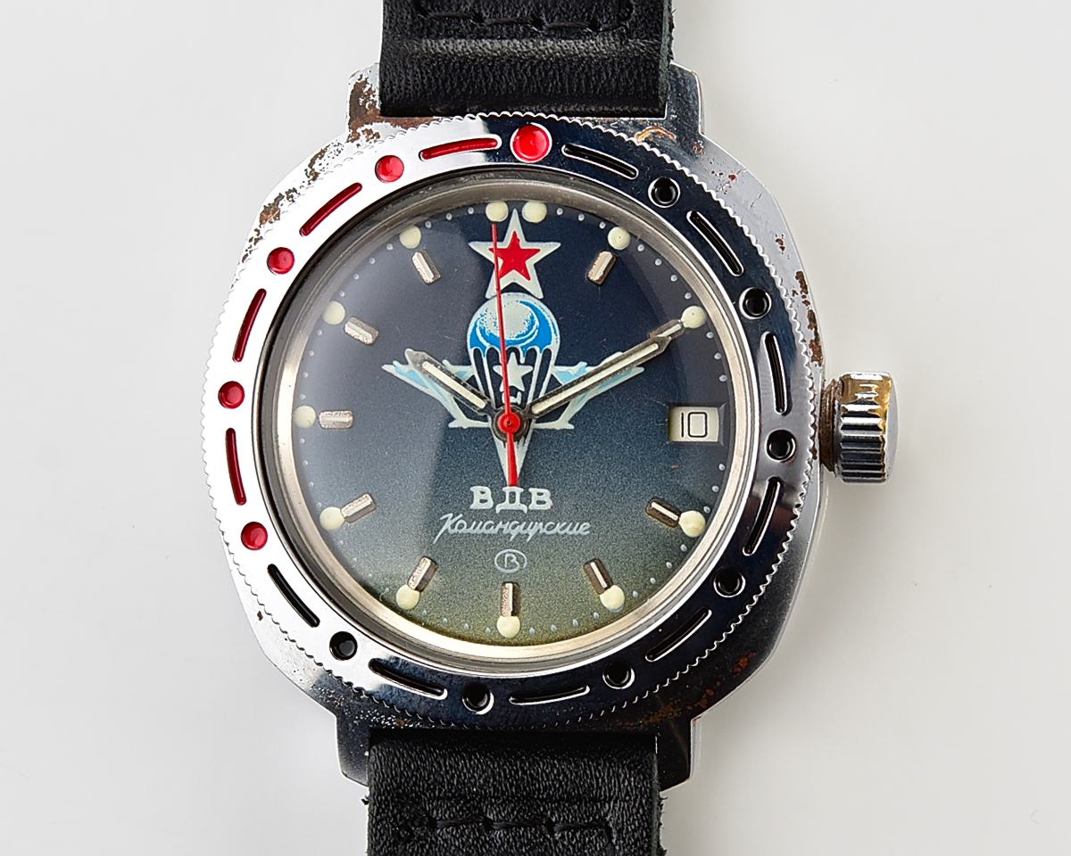 Komandirskie paratroopers mechanical wrist watch for airborn troops