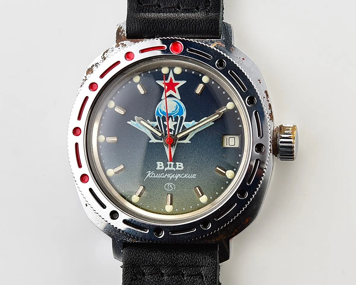 Komandirskie paratroopers mechanical wrist watch for airborn troops