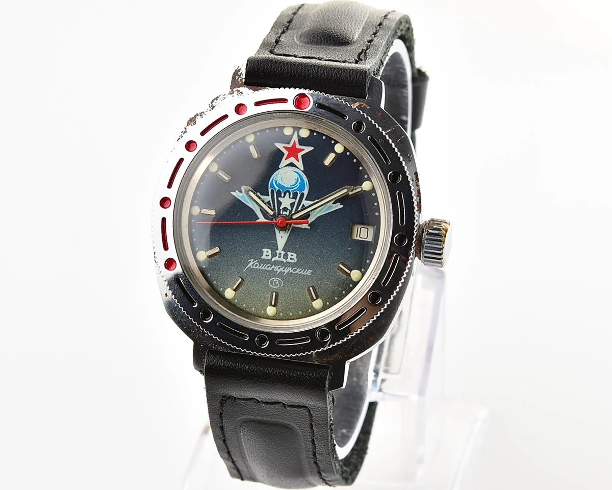 Komandirskie paratroopers mechanical wrist watch for airborn troops